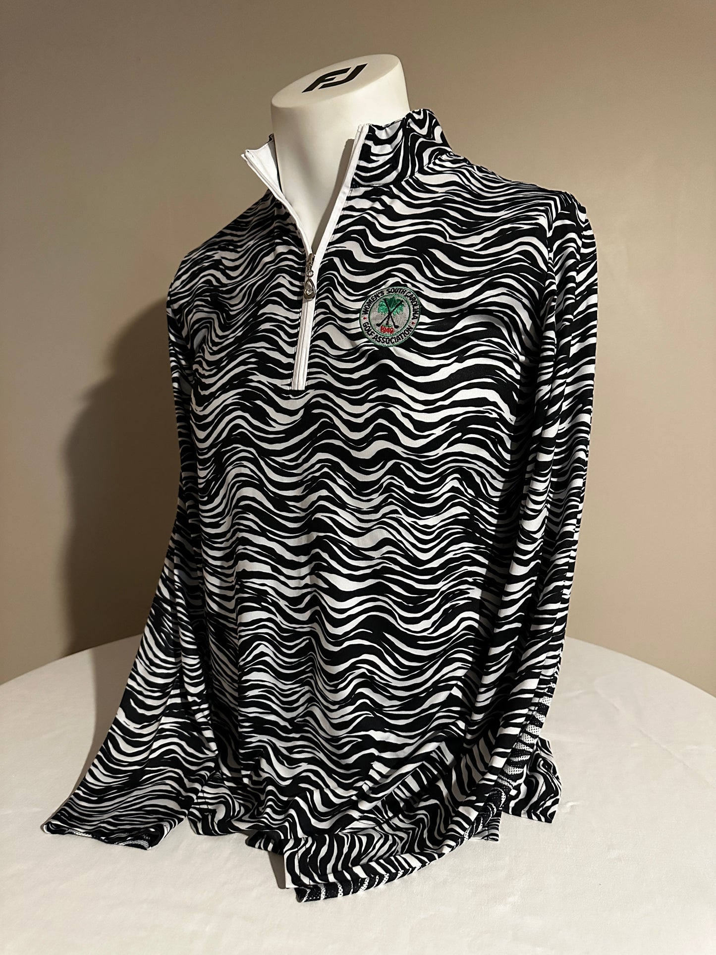 SanSoleil Zebra Zip Up