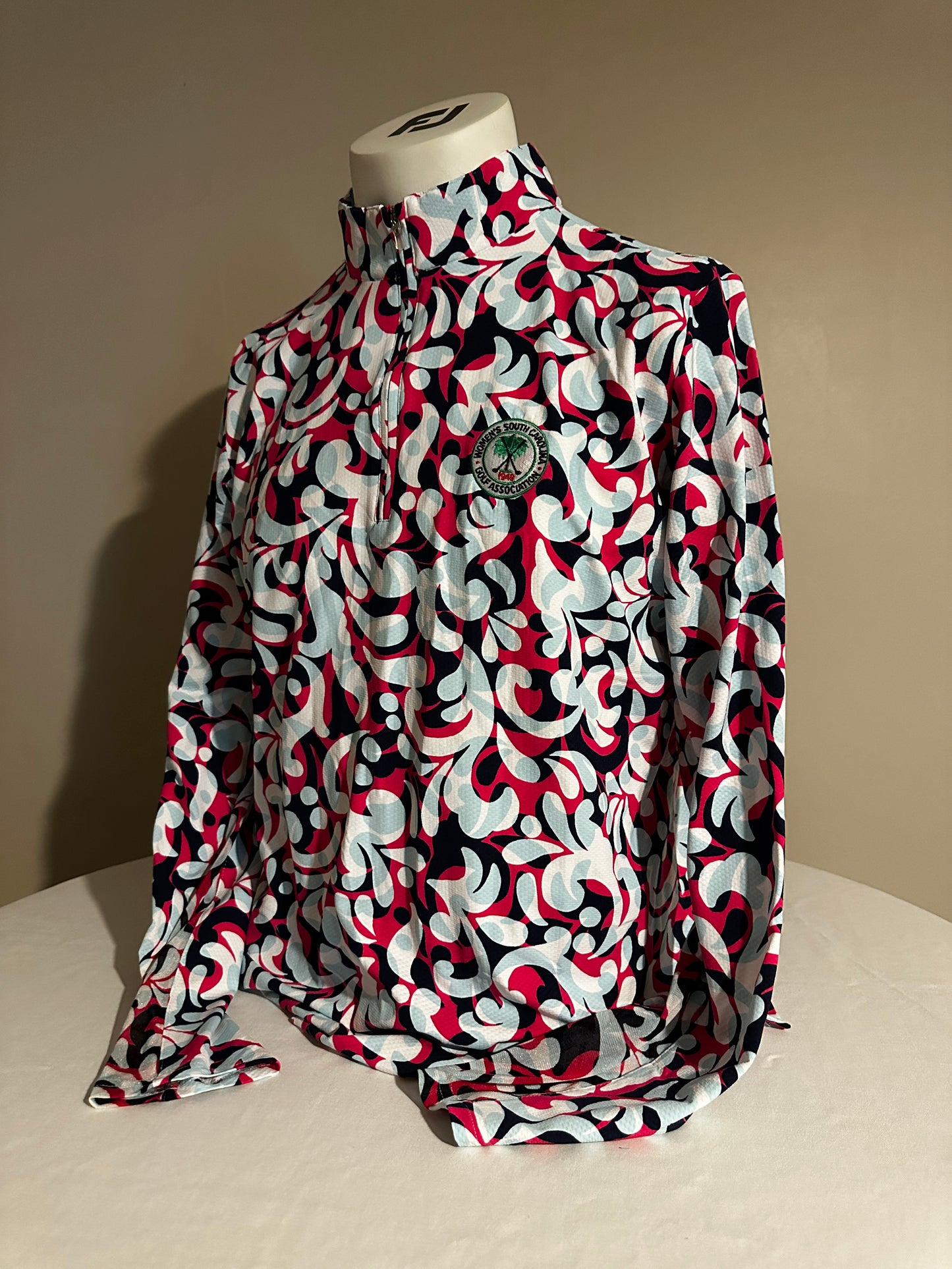 SanSoleil Pink Splash Zip Up